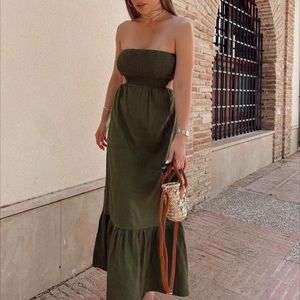 Zara Linen Blend Dress